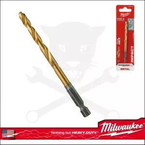 Csigafúró készlet HSS-G TiN 6.0 mm 1 db 1/4" RED HEX Milwaukee