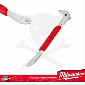 Pajszer - szeghúzó 9" - 229 mm - gumi bevonattal- Milwaukee