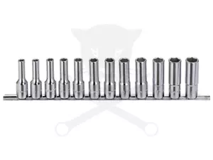 Dugókulcs - crowafej készlet 1/2" 6 lap COLOS hosszított 12 db-os Genius