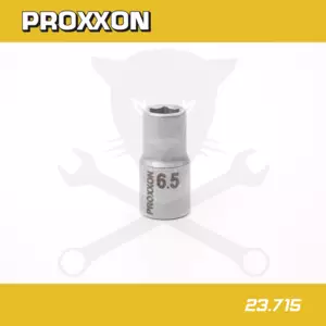 Dugókulcs - crowafej 1/4" 6 lap normál 6.5 mm Proxxon