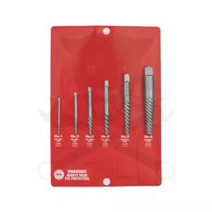 Csavarkiszedő - törtcsavar kihajtó készlet 6 db-os 2-6 mm (KEN-075-1160K)