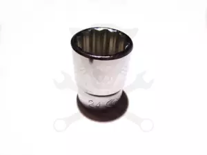 Dugókulcs - crowafej 1/2" 12 szög normál 24 mm Genius