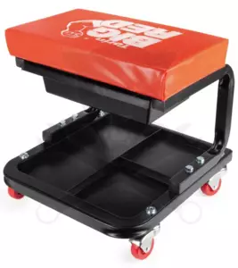 Szerelőszék szerszámtartós+1 fiókkal - 4 görgős - Torin Big Red  BF22