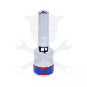 Dugókulcs - crowafej 1/2" belső torx hosszított E10 KingTony