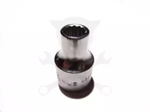 Dugókulcs - crowafej 1/2" 12 szög normál 09 mm Genius