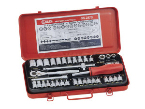 Dugókulcs készlet 1/4" COLOS 37 db-os 1/8"-9/16" - Genius