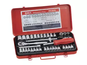 Dugókulcs készlet 1/4" COLOS 37 db-os 1/8"-9/16" - Genius