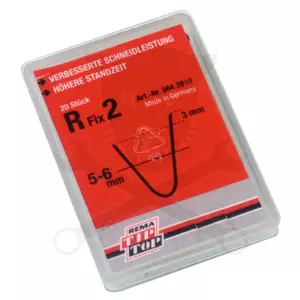 Gumi profilvágóhoz vágókés - kerekített profil - R Fix2. 5-6 mm -20 db