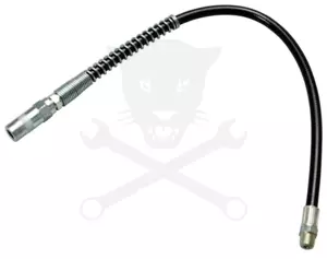 Zsírzócső 30 cm-es NPT1/8"x27 külső menettel + zsírzófej - BGS