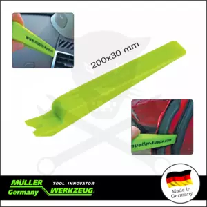 Díszítőelem leszedő ék 2:1-ben ék + patent - 200 x 30 mm - PROFI