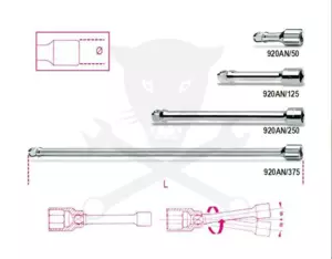 Crowa rövidszár Beta 1/2" (920AN/125)