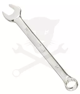 Csillag-villáskulcs  6-os 130 mm - tükör polírozott - Genius (748206 )