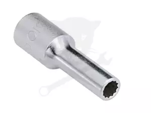 Dugókulcs - crowafej 1/2" 12 szög hosszú 28 mm Genius