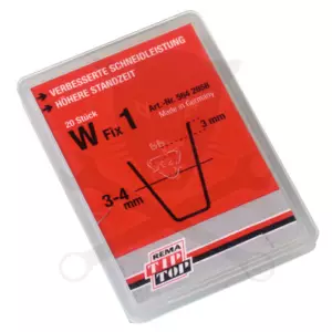 Gumi profilvágóhoz vágókés - szögletes profil - W Fix1. 3-4 mm - 20 db