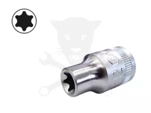 Dugókulcs - crowafej 3/8" belső torx E12 Genius