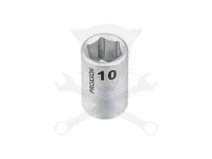 Dugókulcs - crowafej 1/4" 6 lap normál 10 mm Proxxon