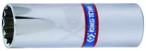 Dugókulcs - crowafej 1/4" 12 szög hosszú 14 mm