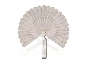 Hézagmérő, metrikus, 0.04-1.00 mm 25 db-os készlet