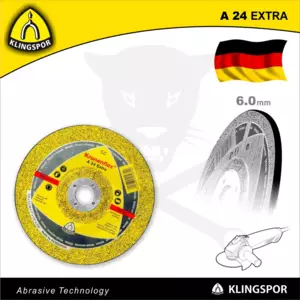 Tisztítókorong 115x6.0 mm A24 Extra - acél - Klingspor