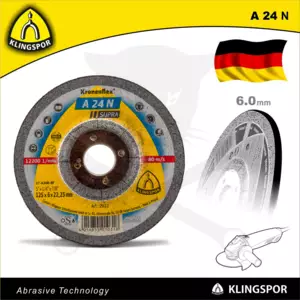 Tisztítókorong 125x6.0 mm A24 N Supra - acél - KLN
