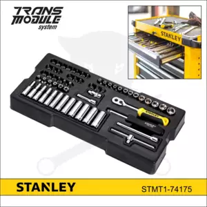 Stanley tálcás dugókulcs készlet 1/4" 60r.