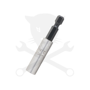 Bit tartó adapter 1/4"- 1/4"-os bithez mágneses