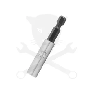Bit tartó adapter 1/4"- 1/4"-os bithez mágneses