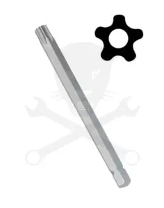 Bit ötágú torx T-20 88 mm lyukas Genius