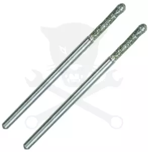 Szélvédő javító gyémánt-karbid fúrószár 2 db-os készlet - gömbfej 2.2 mm