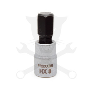 Rátűzőkulcs - crowa+bit 1/4" Imbusz HX 8 Proxxon