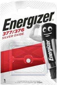 Elem 1.55V - SR626SW 377/376 gombelem - Zn/Ag2O Energizer