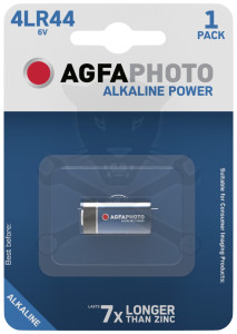 Elem 6V - 4LR44 / GP467H, A544 Riasztóelem - alkáli AgfaPhoto
