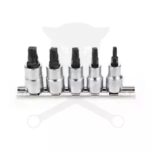Rátűzőkulcs készlet 3/8" MTS Mortorq Spiral 4 ágú Bit fej készlet MTS0-MTS4
