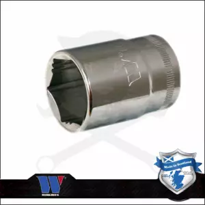 Lok-Typ Dugókulcs - crowafej 1/2" 24 mm 6 lap normál - Welzh