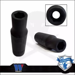 Lok-Typ Légkulcsfej - gépifej 1/2" 11 mm 6 lap hosszú - Welzh