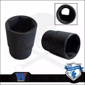 Lok-Typ Légkulcsfej - gépifej 1/2" 21 mm 6 lap alacsony - Welzh