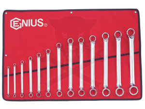 Csillag-csillagkulcs készlet hajlított 13 db-os 6-32 mm-ig Genius