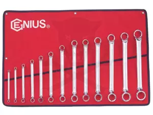 Csillag-csillagkulcs készlet hajlított 13 db-os 6-32 mm-ig Genius