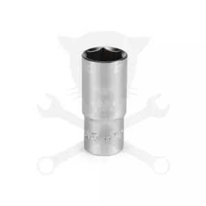 Dugókulcs - crowafej 3/8" 6 lap hosszú 21 mm Genius