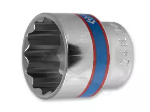 Dugókulcs - crowafej 3/8" 12 lap normál 24 mm