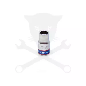 Dugókulcs - crowafej 1/4" 12 szög normál 07 mm