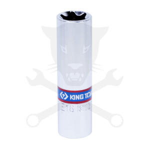 Dugókulcs - crowafej 3/8" belső torx hosszított E16 KingTony
