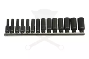 Légkulcsfej 1/4" 6 l.h. 14 db-os készlet 4 - 15 mm - Laser Tools