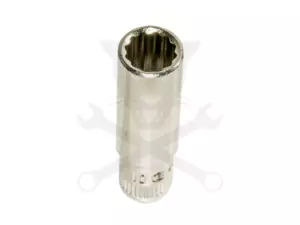 Dugókulcs - crowafej 1/4" 12 lap hosszú  5,0 mm Genius