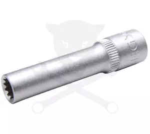 Dugókulcs - crowafej 1/4" Gear Lock hosszú 04 mm BGS