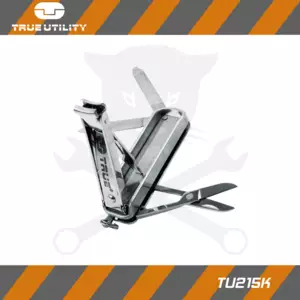 Multifunkciós körömápoló, NAILCLIP KIT 5in1 - Ezüst- True