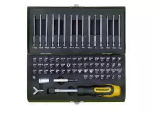 Bit készlet 75 db-os 1/4" hosszú-rövid bitfejek - Proxxon
