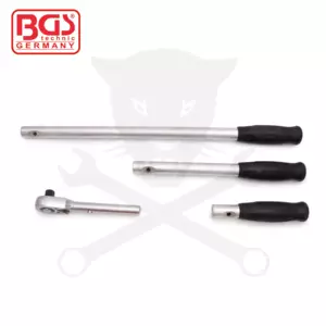 Crowa racsnis kulcs 1/2" cserélhető nyelű 4 db-os készlet BGS