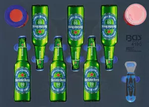 Tálcás SÖR, CHIPS és MOGYORÓ "Túlélő" készlet 9 db-os - 1/1 tálcás