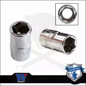 Lok-Typ Dugókulcs - crowafej 3/8" 11 mm 6 lap alacsony - Welzh